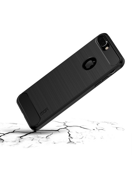 Apple iPhone 7 Plus/8 Artı Karbon Fiber Dokusu Için Fırçalanmış Tpu Kasası Çizilmeye Dayanıklı Cep Telefonu Kapağı (Yurt Dışından) fiyatları
