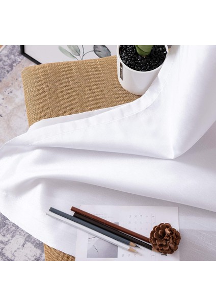 Saten Güneşlik Perde Beyaz indirimleri