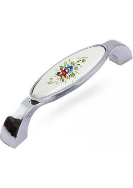 Kulp Kastel 128MM Inox Km.leylak Desenli