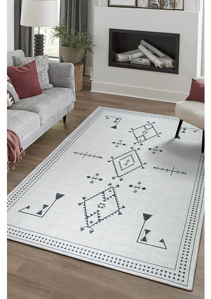 Halı Şönil Dokuma Pamuk Taban Halı Kilim Yolluk Dekoratif Dijital Baskı Halı Yıkanabilir