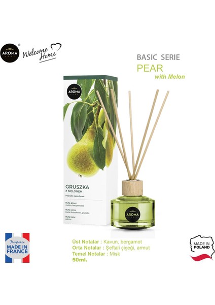 Home Basic Line Likit Koku Pear With Melon 50ML.