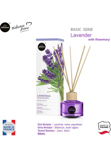 Home Basic Line Likit Koku Lavender With Rosemary 50ML.