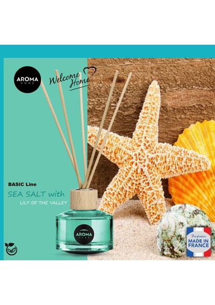 Home Basic Line Sea Likit Koku Salt With Lily Of The Valley 50ML.