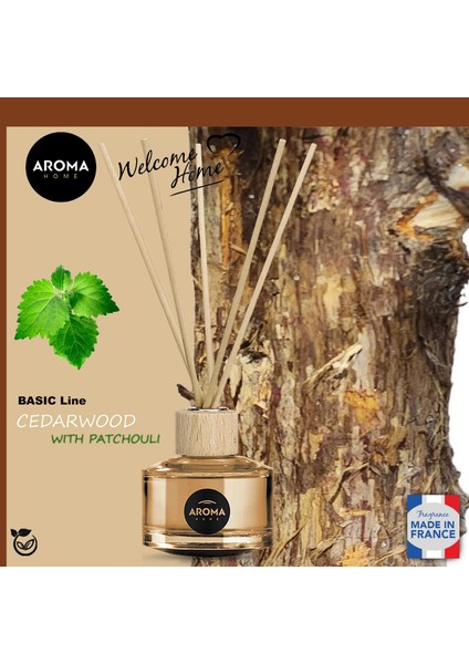 Home Basic Line Likit Koku Cedar Wood With Patchouli 50ML. modelleri