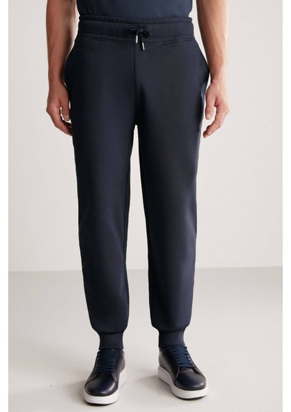 M Logolu Lacivert Jogger Pantolon