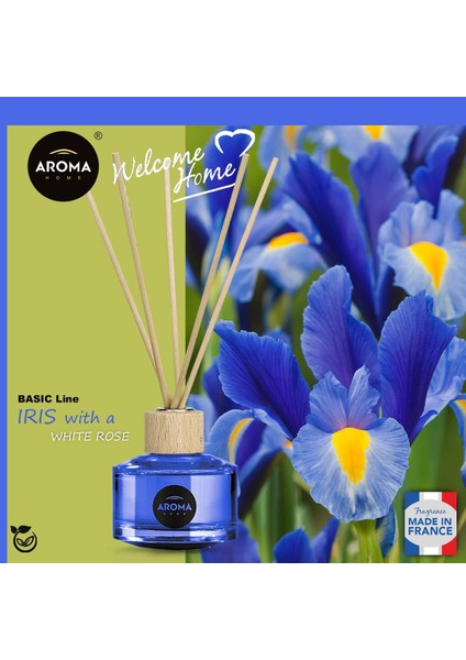 Home Basic Line Likit Koku Iris With A White Rose 50ML.