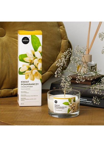 Basic Line Kokulu Mum Orange Blossom With Eucalyptus 115GR. fırsatları
