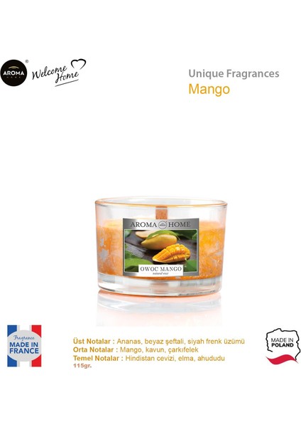 Unique Fragrances Kokulu Mum Mango Fruit 115GR.