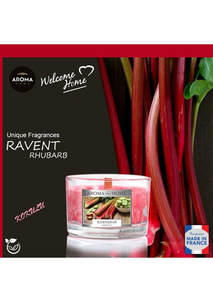 Unique Fragrances Kokulu Mum Rhubarb 115GR. modelleri