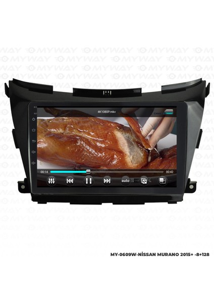 Nissan Murano Android 12 Multimedya Carplay 4gb RAM+64GB HDD Navigasyon Ekran