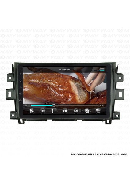 Nissan Navara Android 12 Multimedya Carplay 4gb RAM+64GB HDD 2014-2020 Navigasyon Ekran