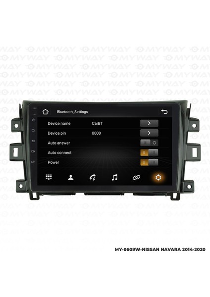 Nissan Navara Android 12 Multimedya Carplay 4gb RAM+64GB HDD 2014-2020 Navigasyon Ekran modelleri