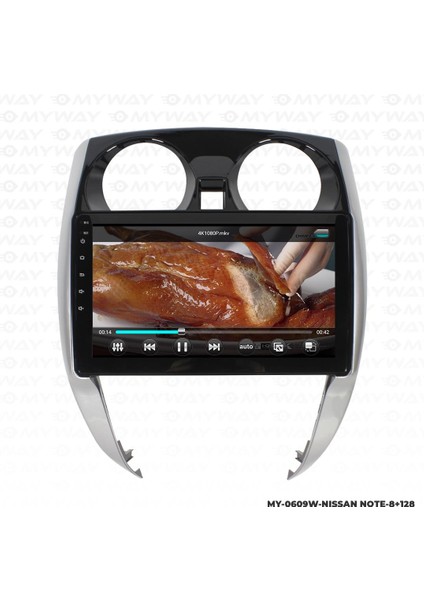 Nissan Note Android 12 Multimedya Carplay 4gb RAM+64GB HDD Navigasyon Ekran