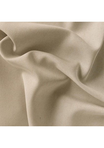 Fon Perde Özel Ölçüye Uygun Kadifemsi Pilesiz Bohem Salon Otel Oturma Çocuk Odası Tek Kanat Bej fiyatları