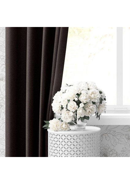 Blackout Karartma Tek Kanat Fon Perde Acı Kahve fiyatları