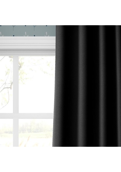 Blackout Karartma Tek Kanat Fon Perde Siyah modelleri