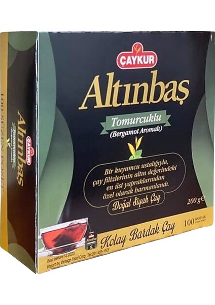 Altınbaş Tomurcuklu Kolay Bardak Poşet Çay 200 gr