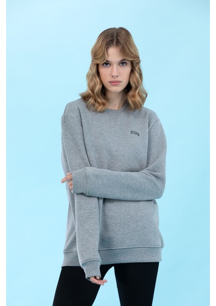 Erkek Gri Melanj Sweatshirt 50276089-VR086 fırsatları