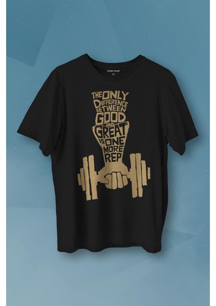 Fitness Top Gym Tshirt Vücut Geliştirme Body Spor Baskılı Tişört T-Shirt