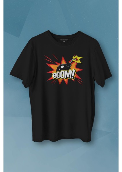 Boom Bomba Eğlenceli Funny El Bombası Baskılı Tişört T-Shirt
