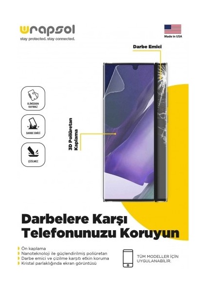 Galaxy Z Fold 5 Ekran Koruyucu Esnek Poliüretan Film