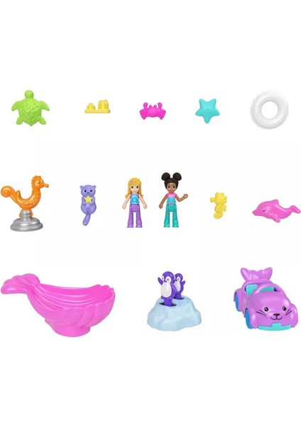 Polly Pocket Pollyville Eğlenceli Akvaryum Oyun Seti