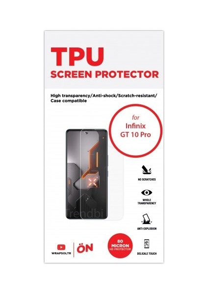 Infinix Gt 10 Pro Ekran Koruyucu Tpu Film