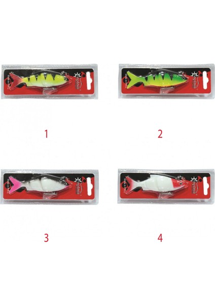 3539 Crafity Soft 10CM Turna Silikonu Suni Balık