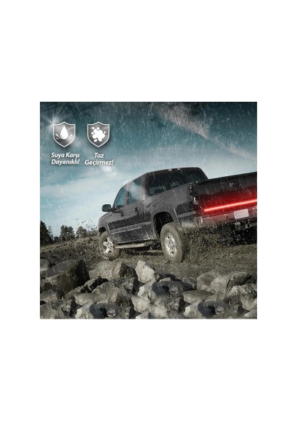 Pick Up Ledi Off Road Bagaj Sinyalli Kayar LED Lamba 150 cm modelleri