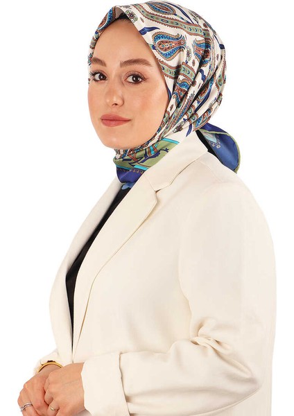 Haki Sarmaşık Lale Desen Ipeksi Eşarp fiyatları