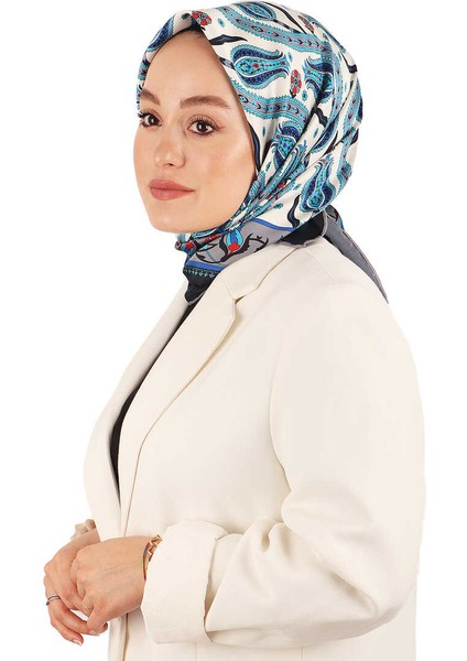 Gri Sarmaşık Lale Desen Ipeksi Eşarp fiyatları