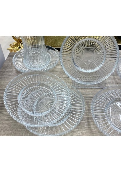 6 Lı Cam Çay Bardağı Altlığı Elysia Bardak ile Uyumlu fiyatları