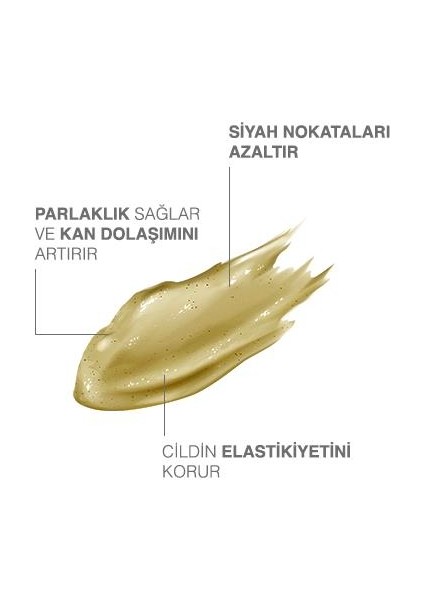 Soyulabilir Gold Yüz Maskesi Tüm Cilt Tipleri İçin - 3 Adet 15 ml