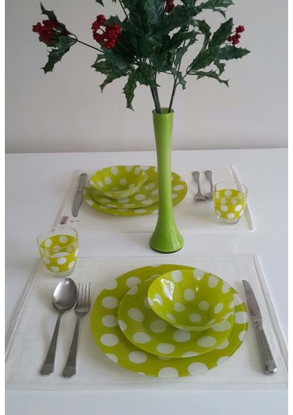 Amerikan Servis Plain Tessa 32X45 cm Krem-1'li