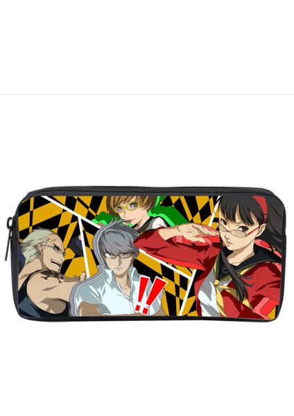 18 Kadın Anime Oyunu Persona 5 Öğrenci Kalem Kutusu Çocuklar Karikatür Kalem Genç Fermuarlı Makyaj Çantası (Yurt Dışından)
