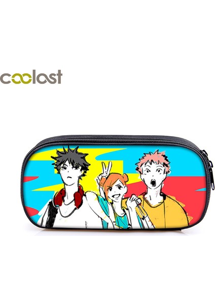 DQBBZSHZC01CW Anime Jujutsu Kaisen Itadori Yuuji Gojou Satoru Kalem Kutusu Sk8 Infinity Kalem Kalem Kutusu Kırtasiye Saklama Makyaj Çantası (Yurt Dışından)
