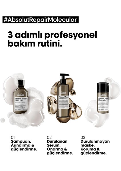 L'Oréal Professionnel Serie Expert Absolut Repair Molecular Arındırıcı Şampuan 500ml