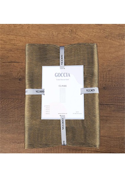 Murcia Dökümlü Tül Perde Pilesiz Altın fırsatları