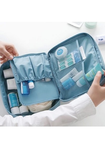 14 Açık Kız Kadın Kadın Tuvalet Organizatör Su Geçirmez Kadın Depolama Kılıfları Makyaj Çantası (Yurt Dışından) fırsatları