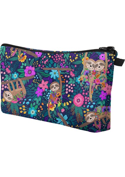 273-12 Güzel Maymun Baskılı Kalem Kadın Organizatör Seyahat Için Renkli Saklama Kadın Küçük Hediye Makyaj Çantası (Yurt Dışından) indirimleri