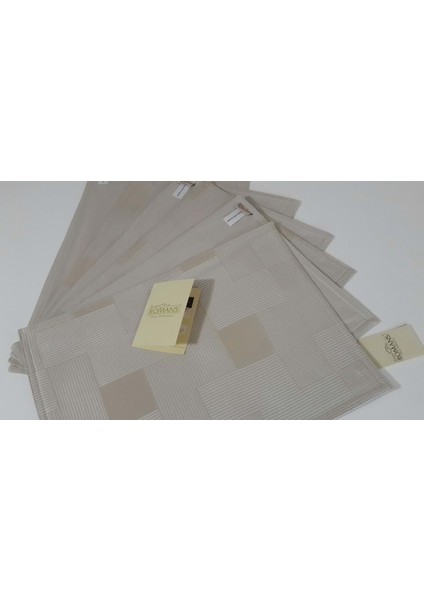 Amerikan Servis Caren Plain 32X45 cm Bej-1'li
