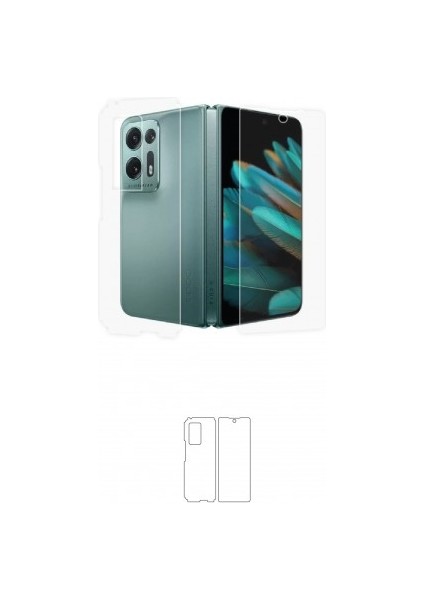 Oppo Find N2 Arka ve Yan Koruyucu Poliüretan Film