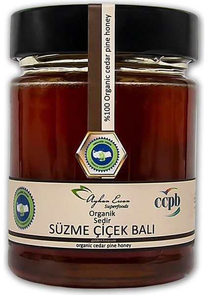 Organik Sedir Süzme Çiçek Balı 350 G