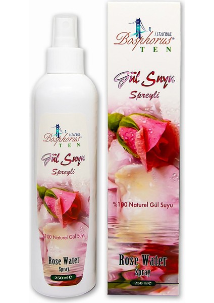 Doğal Gül Suyu Spreyi 250 ml