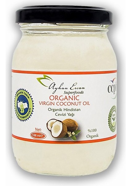 Organik Hindistan Cevizi Yağı 166 ml