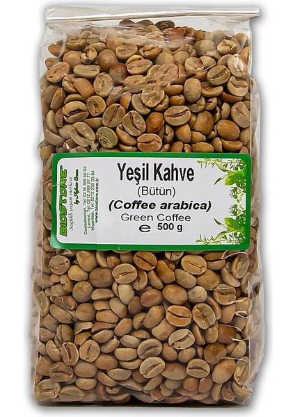 Yeşil Kahve 500 G fiyatları