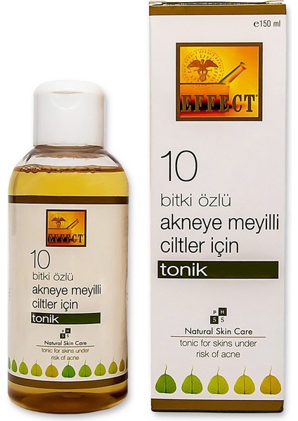 10 Bitki Özlü Sivilceli Ciltler için Tonik 150 ml