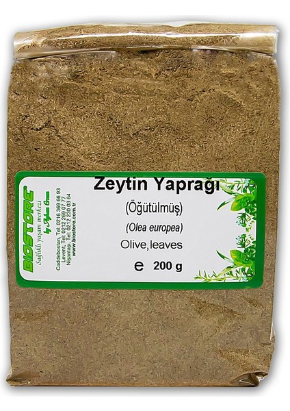 BioStore Öğütülmüş Zeytin Yaprağı 200 G