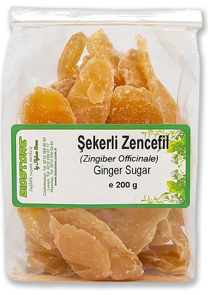 Şekerli Zencefil Kurusu 200 G