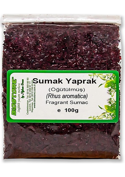 Öğütülmüş Sumak Yaprak 100 G